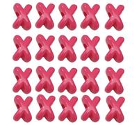 JDNH 10 cuentas espaciadoras en forma de X con agujero de 2 mm, acrílico colorido para llavero, bolsa, pulseras, joyería, separador pintado en forma de X