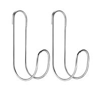 JDNH 2 soportes de manguera de acero inoxidable 304 a prueba de óxido, ganchos flexibles para tuberías de agua para el hogar, jardín, resistente a la intemperie, gancho de manguera de acero inoxidable