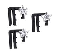 JDNH 3 clips de cintura ajustables con hebilla para pantalones sueltos, pantalones vaqueros, ajustadores de accesorios de moda para pantalones, Forma de estrella, Talla única