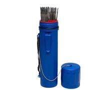 JDNH Caja de almacenamiento de electrodos de soldadura resistente, tubo de alta capacidad, 4,5 kg, construcción de ABS para un fácil transporte, caja de transporte de electrodos