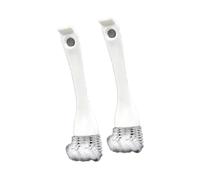 JDNH Cepillo limpiador de heces de pájaros de tipo pesado con raspadores, herramienta de mantenimiento de jaula de durabilidad para un saneamiento rápido de residuos de aves