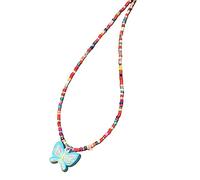 JDNH Collar colorido de cuentas cortas Y2K, joyería para mujer, collar con colgante de cuentas dulce, gargantilla Y2K, joyería para mujer, talla única, como se describe, como se describe