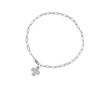 JDNH Collar con colgante de crucifijo grueso de acero inoxidable para mujer, cadena de serpiente, joyería para mujeres y niñas, uso diario, collar de crucifijo grueso, talla única, como se describe