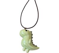 JDNH Collar de dinosaurio con diseño de elefante dulce, gargantilla de cadena larga con colgante de animal único, joyería de moda para mujer, collar con colgante de dinosaurio, One Size, como se