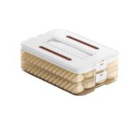 JDNH Contenedor De Almacenamiento Apilable para Congelador Que Ahorra Espacio Diseño De 5 Organizadores De Cocina Transparentes para Albóndigas Wontons Contenedores De Congelador Seguros para PP