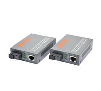 JDNH Convertidor de medios de fibra industrial de 1000 Mbps, velocidad resistente a los impactos físicos, modo único, fuente de alimentación de 5 V CC, convertidor UPC