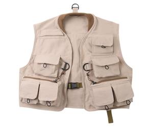 JDNH Equipo de pesca de truchas para niños, chaleco con múltiples bolsillos, chaleco para moscas al aire libre, accesorios de arroyo, chaleco transpirable para jóvenes