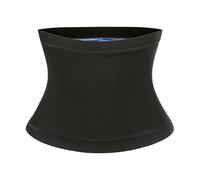 JDNH Faja reductora de cintura para hombres y mujeres, cinturón de sauna transpirable, moldeador de entrenamiento de sudor, entrenador azul, recortador de adelgazamiento, cinturón moldeador de sudor