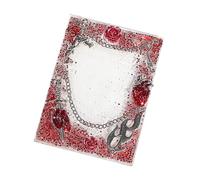 JDNH Funda protectora para tarjetas de juego y accesorios, diseño gótico, con acabado carmesí, color rojo sangre, B, Talla única