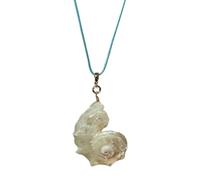 JDNH Gargantilla de concha inspirada en el mar, cómoda cadena de cuerda para uso diario, vacaciones, joyería, regalo, gargantillas temáticas de playa