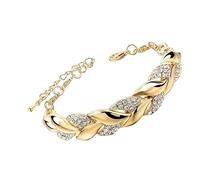 JDNH Hermosas joyas de aleación ajustable en forma de hojas para mujeres, celebraciones de trabajo, ideas de regalo, joyas inspiradas en la naturaleza, One Size, como se describe