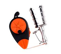 JDNH Herramienta de recuperación de atracción de desenganche rápido con aro guía de acero inoxidable y cuerda resistente a la abrasión para lanzar, atraer, recuperador para señuelos de pesca