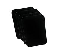 JDNH Juego de 4 espinilleras adhesivas de esquí con cierre rápido de neopreno con textura de neopreno adecuadas para un uso cómodo