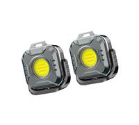 JDNH Linterna recargable para emergencias al aire libre, lámpara de inspección, impermeable, llavero, llavero