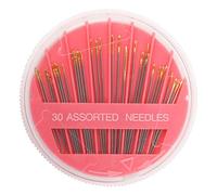 JDNH Organizadores profesionales de agujas de disco redondo con capacidad para 30 piezas de aleación para sastrería, acolchado y reparaciones, estuche de disco redondo