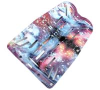 JDNH Placa trasera de aluminio con control de flotabilidad equilibrado, adecuada para exploración de océanos y entrenamiento de piscina, placa trasera colorida de buceo