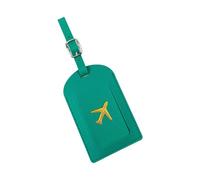 JDNH Planificador de documentos de viaje seguro con patrón de aviones con plantilla dorada, piel sintética permanente, protege documentos de viaje con bolsillo para notas, estuche de viaje de negocios