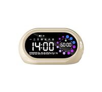 JDNH Reloj despertador extra fuerte con batería recargable de volúmenes, temporizador de 3 alarmas para personas que duermen mucho en el hogar, reloj despertador fuerte para personas que duermen mucho