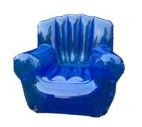 JDNH Sofá inflable de PVC transparente, resistente, diseño ergonómico, sofá de aire para relajación, jardín, piscina, uso lateral, silla inflable lateral de la piscina