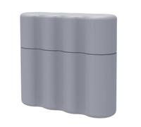 JDNH Soporte de batería compacto a prueba de fugas con ranuras individuales para celdas de tamaño 5/7, caja de almacenamiento de batería al aire libre
