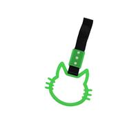 JDNH Spectrum Effect - Decoración suspendida para coche, diseño de corazón y flor negra, sustancia ABS permanente, simple para formatear interiores y exteriores, colgar vehículos globales