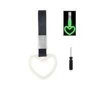 JDNH Spectrum Effect - Decoración suspendida para coche, diseño de corazón y flor negra, sustancia ABS permanente, simple para formatear interiores y exteriores, colgar vehículos globales