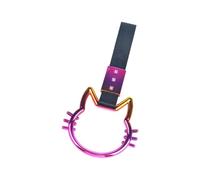 JDNH Spectrum Effect - Decoración suspendida para coche, diseño de corazón y flor negra, sustancia ABS permanente, simple para formatear interiores y exteriores, colgar vehículos globales