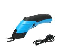 JDNH Tijeras eléctricas de sastre con carga USB, cortador eléctrico giratorio para tela, papel, cartón, alfombra, cuero, recarga USB, sastres
