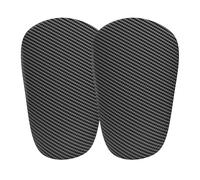 JDP Mini Espinilleras, espinilleras Extra pequeñas fútbol Hombre, Antideslizante Mini protección espinilla niños Football, espinillera pequeña, Shin Guards 10x6 cm, Carbono