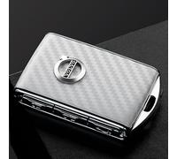 JDUYHS Carcasa Llave Coche para Volvo xc60 s90 s60 xc90 xc40 v40, Carcasa Protectora Llave de Coche, Funda Control Remoto de Coche, Reemplazo de Carcasa Llave Remota Accesorios,C Grey