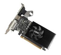 JDXFENG GT730 Tarjeta de vídeo DDR3 de 4 GB con Puerto VGA DVI Compatible con Tarjeta gráfica de Perfil bajo PCI-E2.0 16X con Ventilador de refrigeración para Oficina/Entretenimiento en el