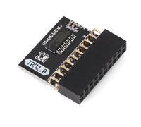 JDXFENG TPM 2.0 Módulo de Seguridad de cifrado Pieza de Repuesto Tarjeta de Placa Base Módulo de 20-1 Pines Placa Base para Plataforma Gigabyte