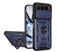 JDXHFF Azul Funda para ZTE Nubia Air (6.78") Carcasa | PC Dura y Suave TPU Caso Silicone con Giratorio de 360° Soporte Cubierta Case Blue