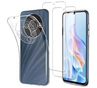 JDXHFF Funda Compatible con ZTE Blade A76 5G (6.75") con 2 Piezas Vidrio Templado Protector de Pantalla Película Protectora - Transparente Carcasa Silicona TPU Suave Caso Case Clear