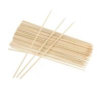 JDXun 100 Piezas Pinchos de Madera, 15cm Pinchos de Paleta de Bambú, Brochetas para Barbacoa, Palos de Madera para Grill, Buffet, Fruta
