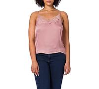 JDY appa New Lace Singlet Wvn Noos Top, Woodrose/Detail:DTM Lace, 44 para Mujer