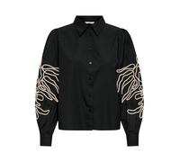 JDY Blusa 'JDYARIELLE' crema / negro L crema / negro