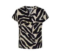 JDY Blusa 'JDYJASMINE' beige / negro XS beige / negro