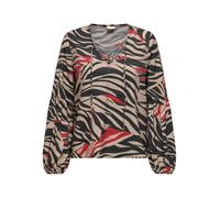 JDY Blusa 'JDYPhilippa' marrón claro / rojo oscuro / negro L marrón claro / rojo oscuro / negro