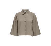 JDY Blusa 'JDYTHEIS' taupe S taupe