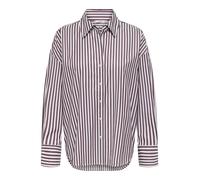 JDY Blusa 'JDYVesper' lila oscuro / blanco Mujer JDY XS lila oscuro / blanco