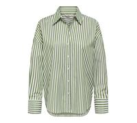 JDY Blusa 'JDYVesper' verde / blanco Mujer JDY XS verde / blanco