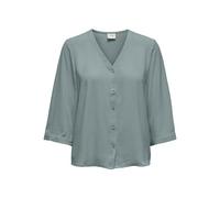 JDY Blusa Mujer Camisa Ligera Crepe Top Elegante Moda JDYLION, Color:Azul Claro, Talla:38