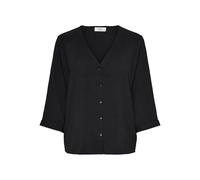 JDY Blusa Mujer Camisa Ligera Crepe Top Elegante Moda JDYLION, Color:Negro-3, Talla:42