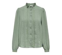 Camisa de cuello alto Mujer Talla 34. Color Verde