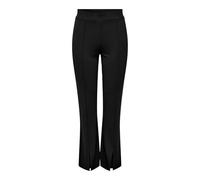 JDY Bonito pantalón Acampanado con Abertura Jrs Noos, Negro, L para Mujer