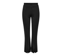 JDY Bonito pantalón Acampanado con Abertura Jrs Noos, Negro, L para Mujer