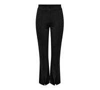 JDY Bonito pantalón Acampanado con Abertura Jrs Noos, Negro, M para Mujer