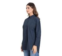JDY Camisa de Manga Larga Azul para Mujer XS, turquesa, S