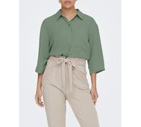 jdy Camisa de mujer de manga francesa ancha. Verde claro 36/S